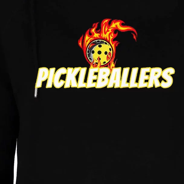 Pickleballers Pickleball Gear Womens Funnel Neck Pullover Hood