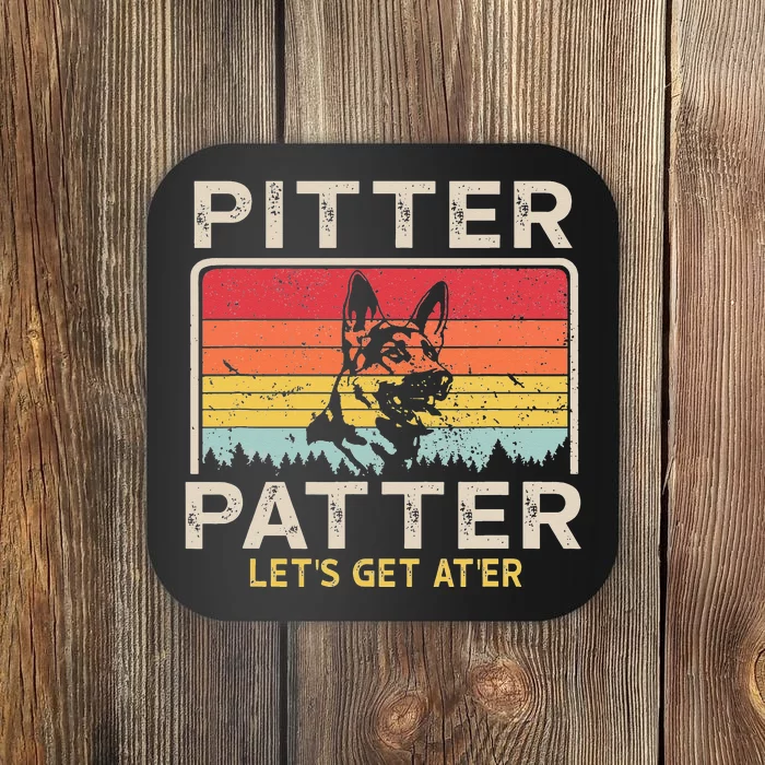 Pitter Patter German Shepherd Pitter Patter Lets Get At'er Coaster