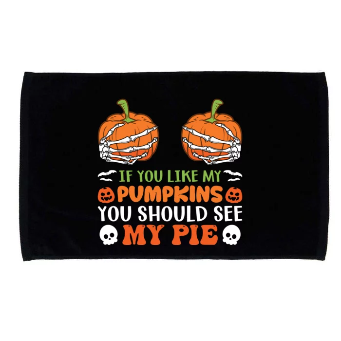 Pumpkin Pie Halloween Microfiber Hand Towel