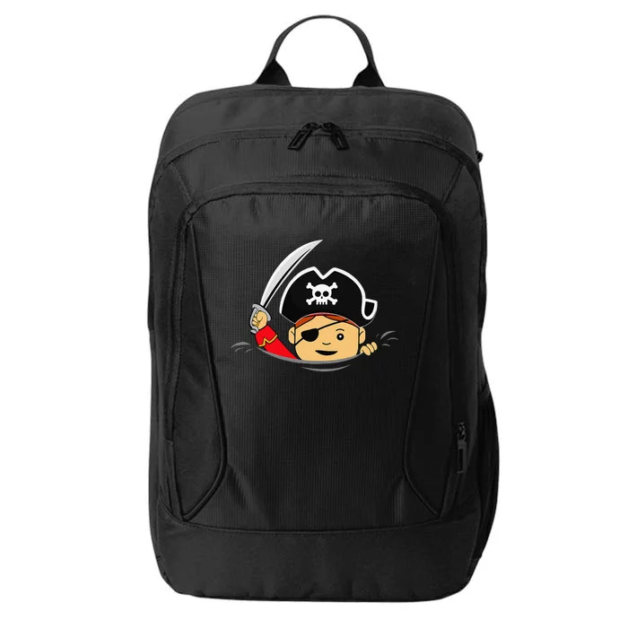 Pregnant Pirate Halloween Mom Pregnancy City Backpack