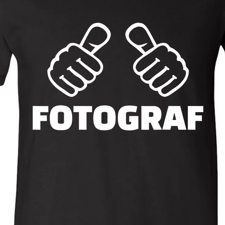 Photographer V-Neck T-Shirt