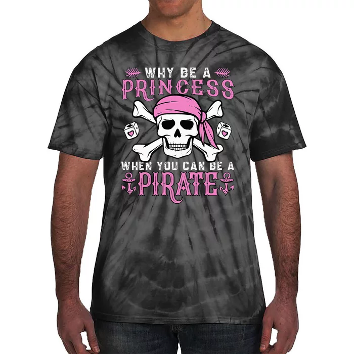 Pirate Princess Halloween Costume Tie-Dye T-Shirt