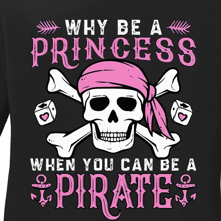 Pirate Princess Halloween Costume Ladies Long Sleeve Shirt