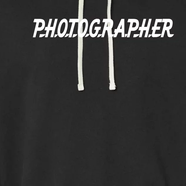 Photographer Garment-Dyed Fleece Hoodie