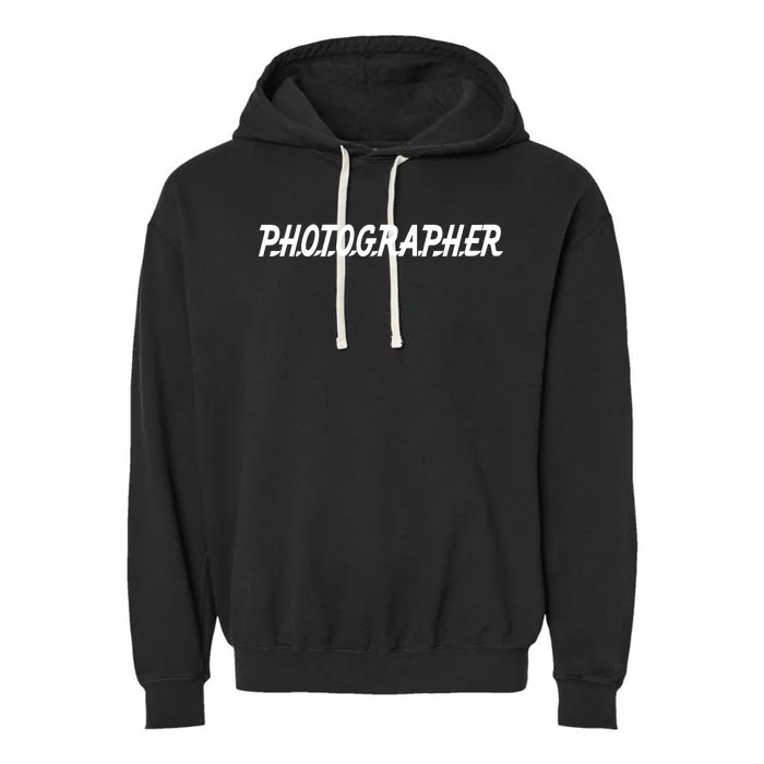 Photographer Garment-Dyed Fleece Hoodie