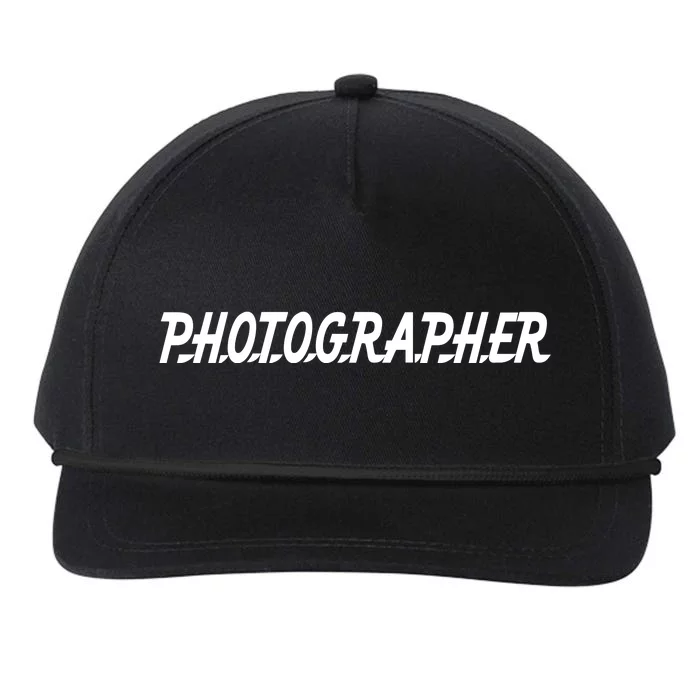 Photographer Snapback Five-Panel Rope Hat