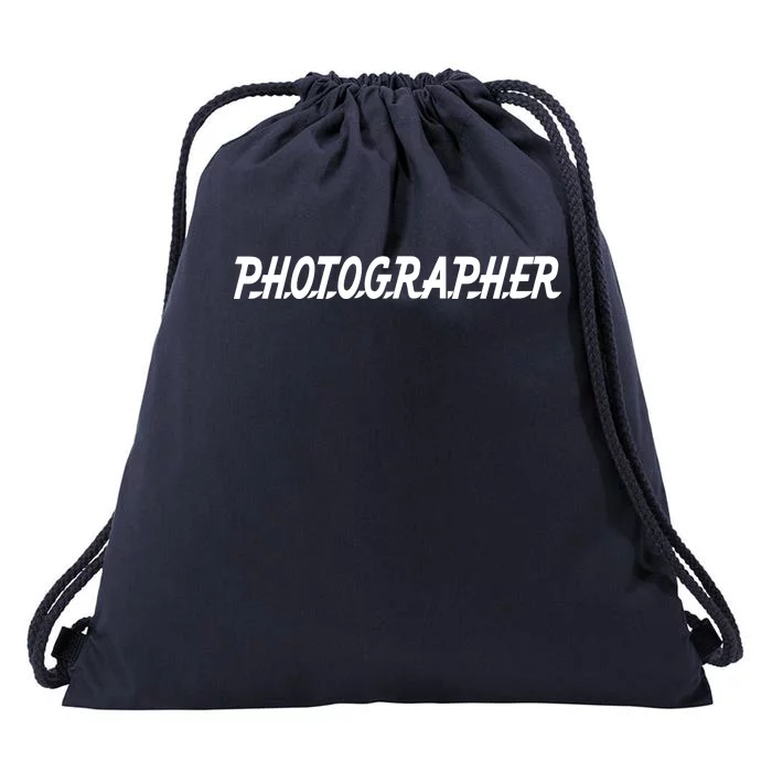 Photographer Drawstring Bag