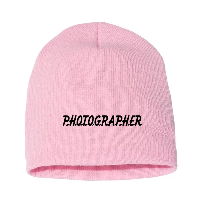 Photographer Short Acrylic Beanie