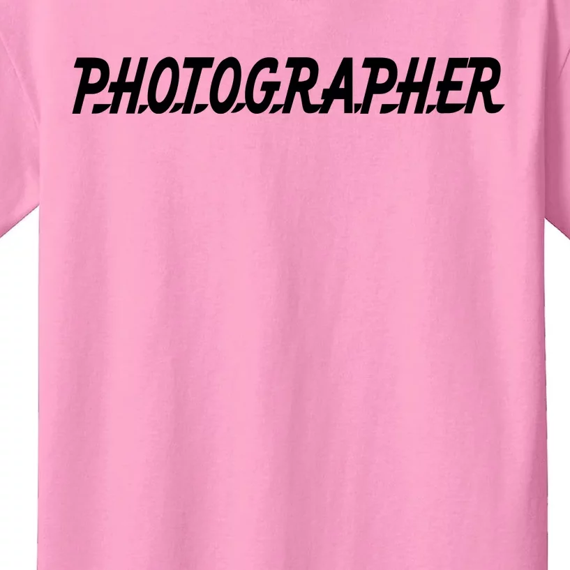 Photographer Kids T-Shirt