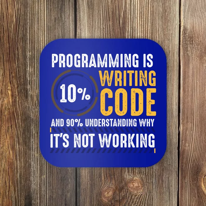 Pc Programmer Hacker Coder Developer Programming Coding Gift Coaster