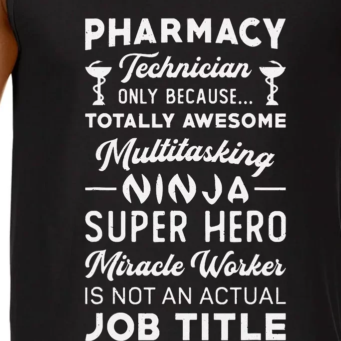 Pharmacist Pharmacy Hero Tech Medicine Pharmacy Technician Comfort Colors® Tank Top