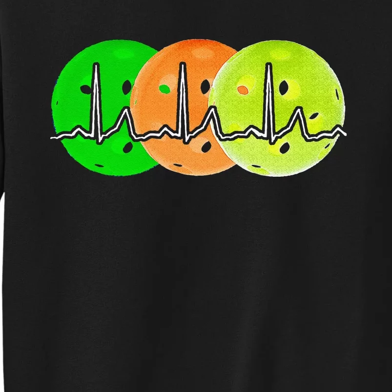 Pickleball Pride Heartbeat EKG Sweatshirt