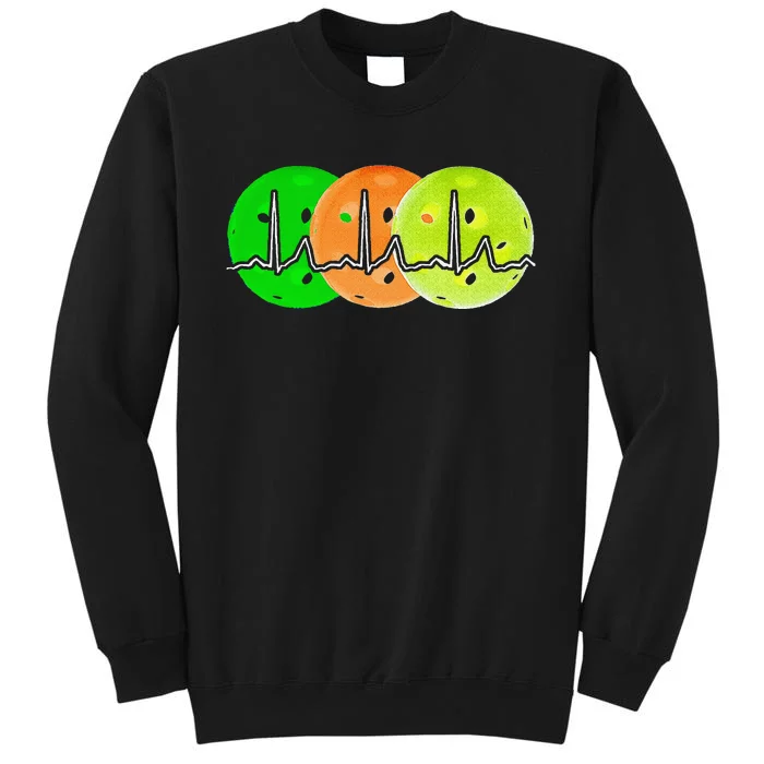 Pickleball Pride Heartbeat EKG Sweatshirt