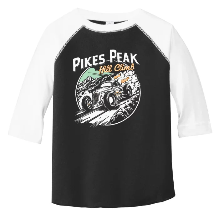 Pikes Peak Hill Climb Funny Colorado Car Race Toddler Fine Jersey T-Shirt