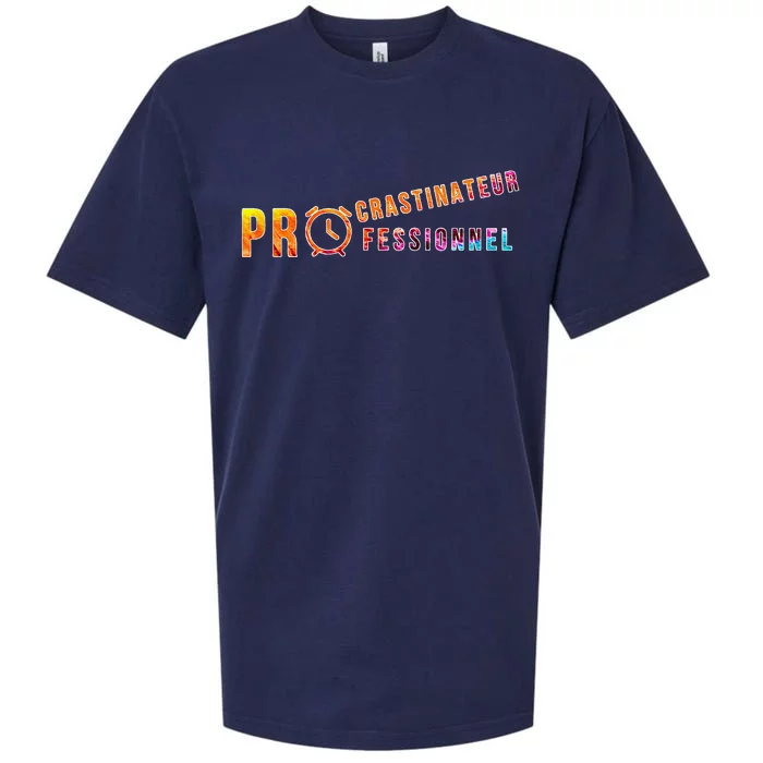 Procrastinateur Professionnel Humour DrôLe Procrastinateur Sueded Cloud Jersey T-Shirt