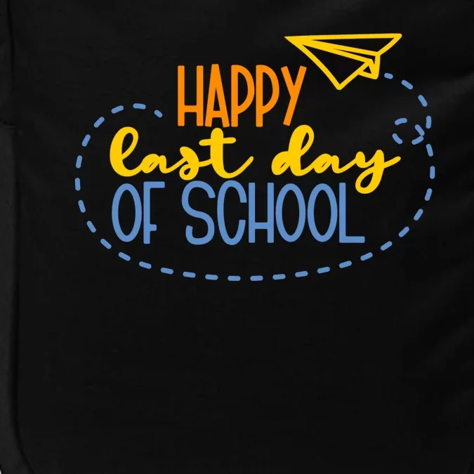 Paper Plane Happy Last Day Of School Impact Tech Backpack