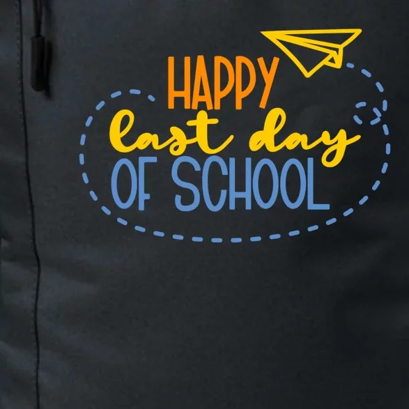 Paper Plane Happy Last Day Of School Daily Commute Backpack