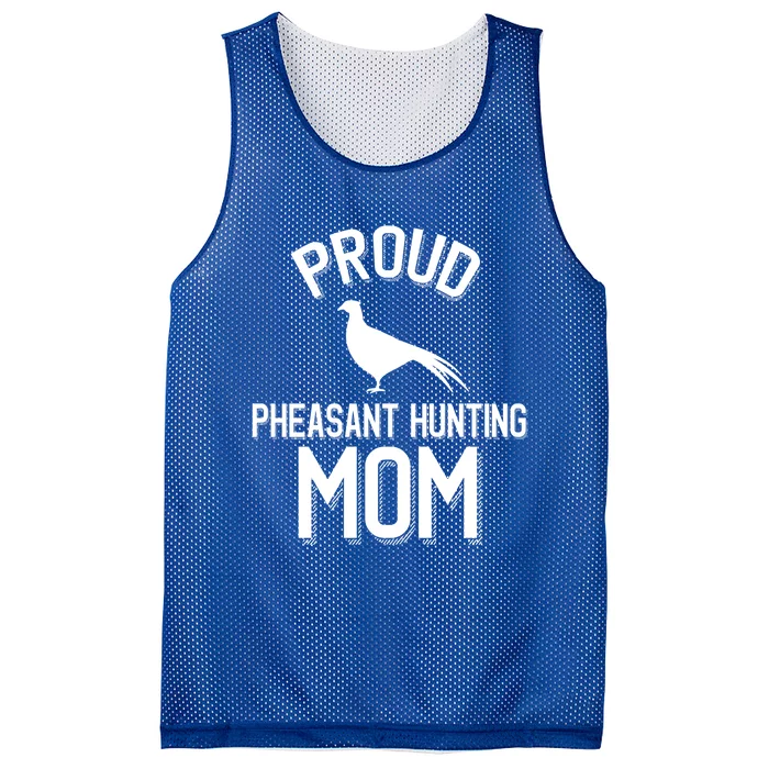 Proud Pheasant Hunting Mom Meaningful Gift Mesh Reversible Basketball Jersey Tank