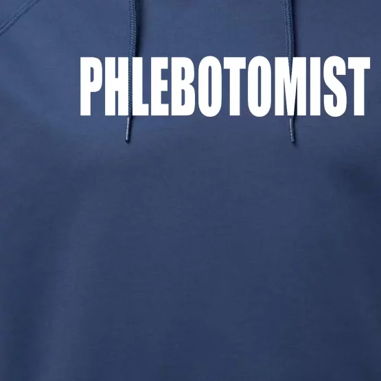 Phlebotomist Performance Fleece Hoodie