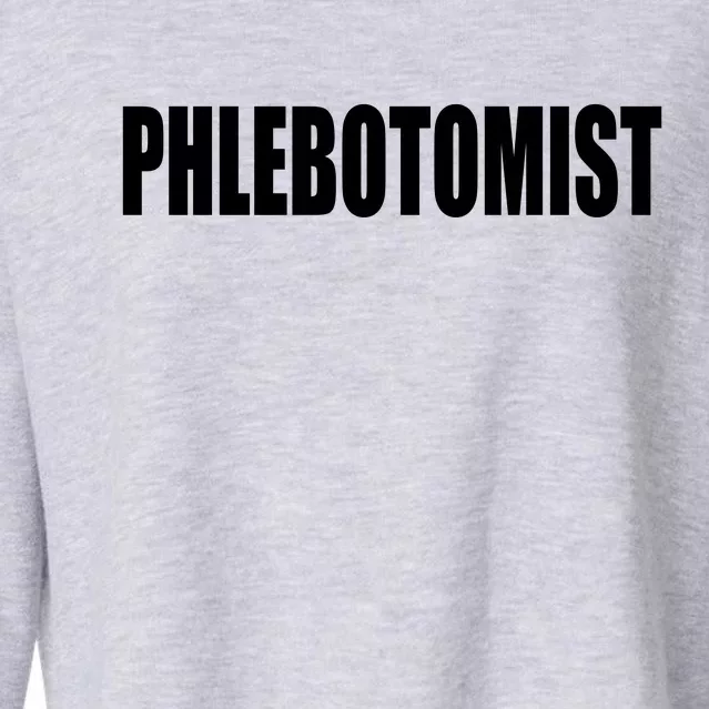 Phlebotomist Cropped Pullover Crew