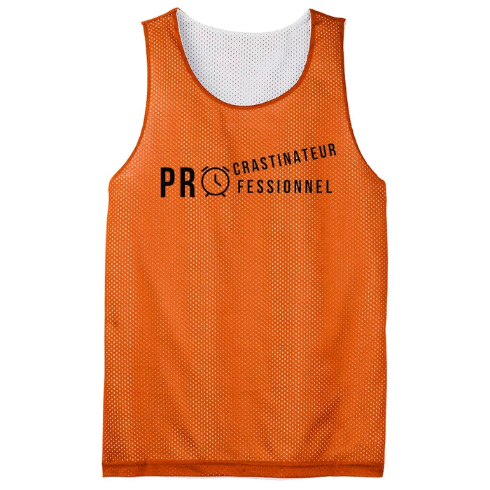 Procrastinateur Professionnel Humour DrôLe Procrastinateur Mesh Reversible Basketball Jersey Tank