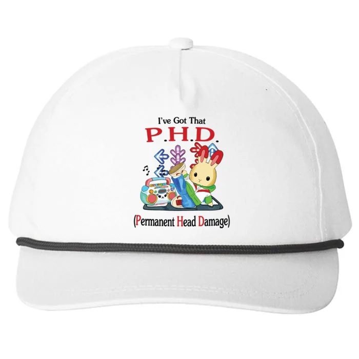 Phd Snapback Five-Panel Rope Hat