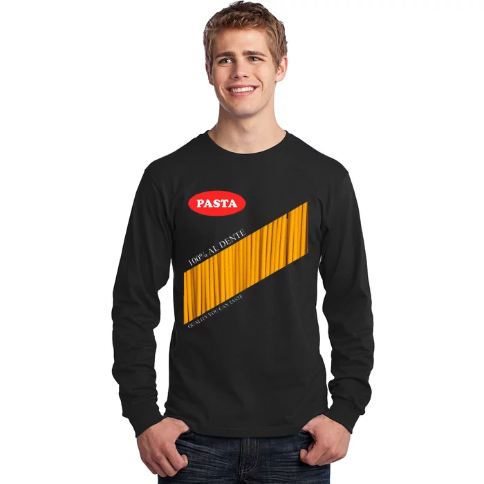 Pasta Package Halloween Costume Long Sleeve Shirt