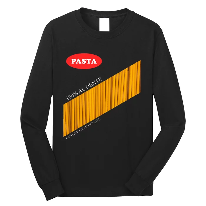 Pasta Package Halloween Costume Long Sleeve Shirt