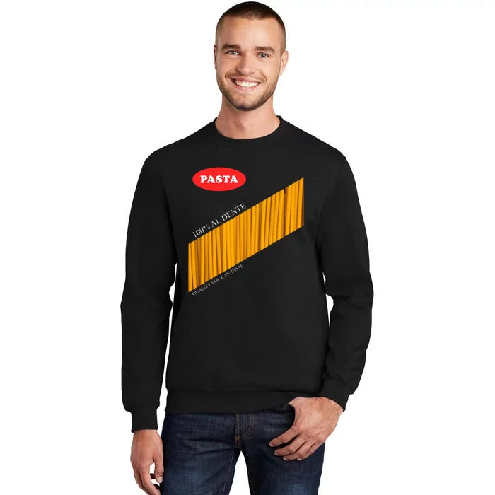 Pasta Package Halloween Costume Tall Sweatshirt