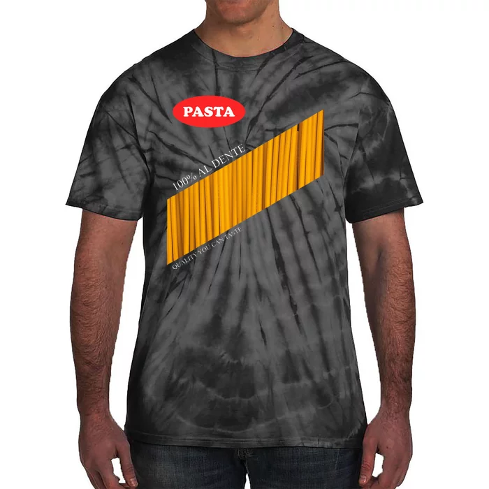 Pasta Package Halloween Costume Tie-Dye T-Shirt