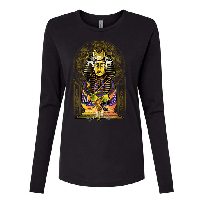 Pharaoh Womens Cotton Relaxed Long Sleeve T-Shirt