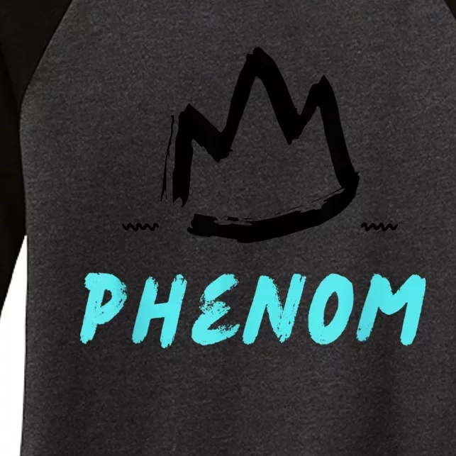 Phenom Women's Tri-Blend 3/4-Sleeve Raglan Shirt