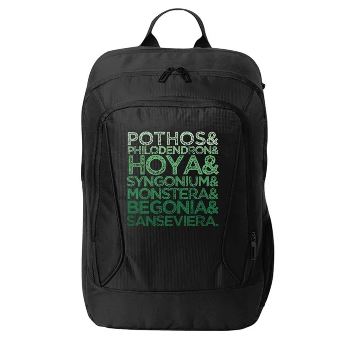 Pothos Philodendron Hoya Syngonium Monstera Houseplant City Backpack