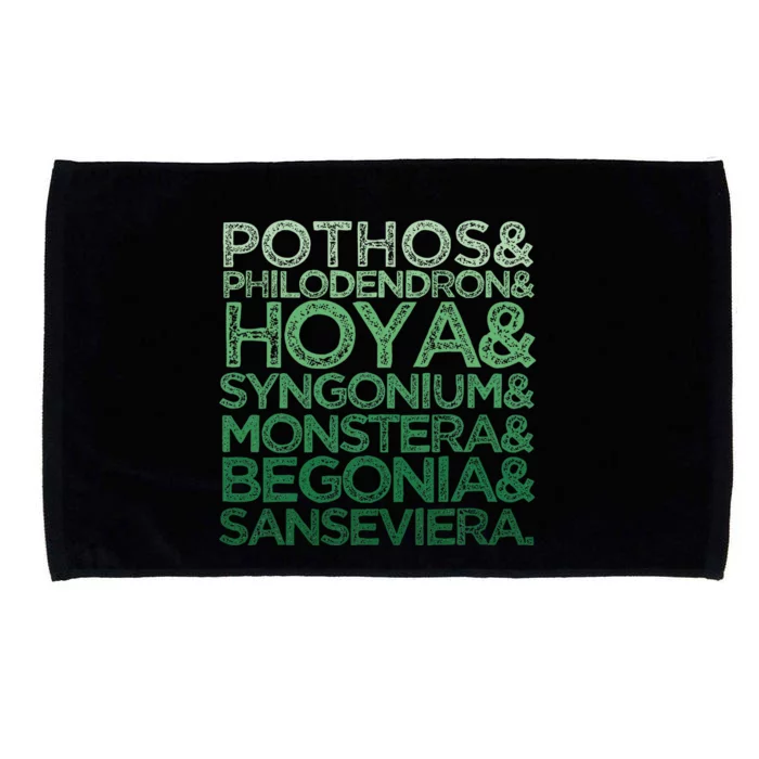 Pothos Philodendron Hoya Syngonium Monstera Houseplant Microfiber Hand Towel