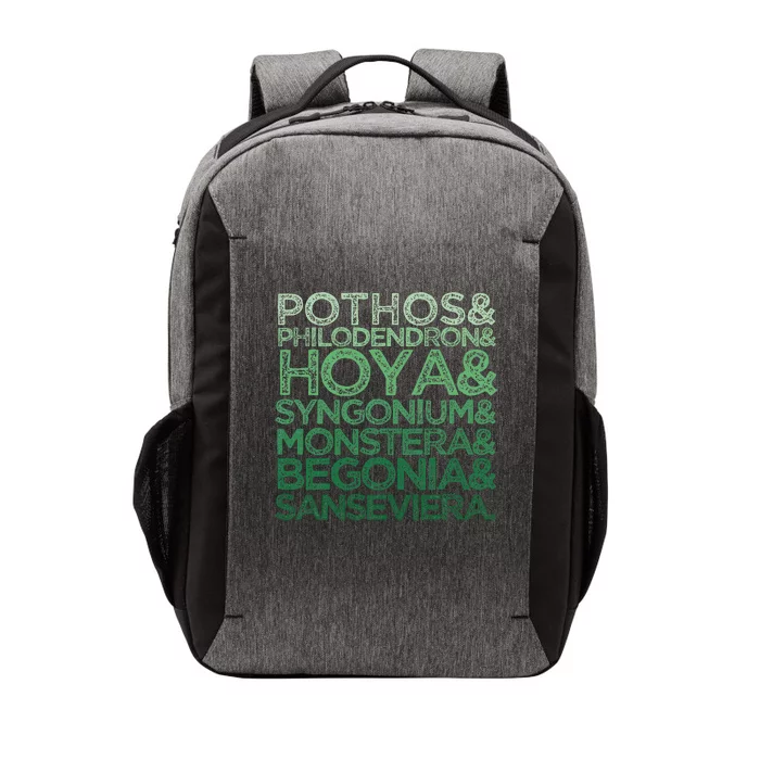 Pothos Philodendron Hoya Syngonium Monstera Houseplant Vector Backpack