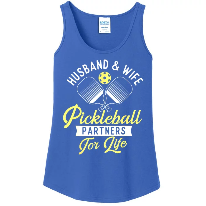 Player Pickleballers Husband & Wife Couple Pickleball Gift For Fan Ladies Essential Tank