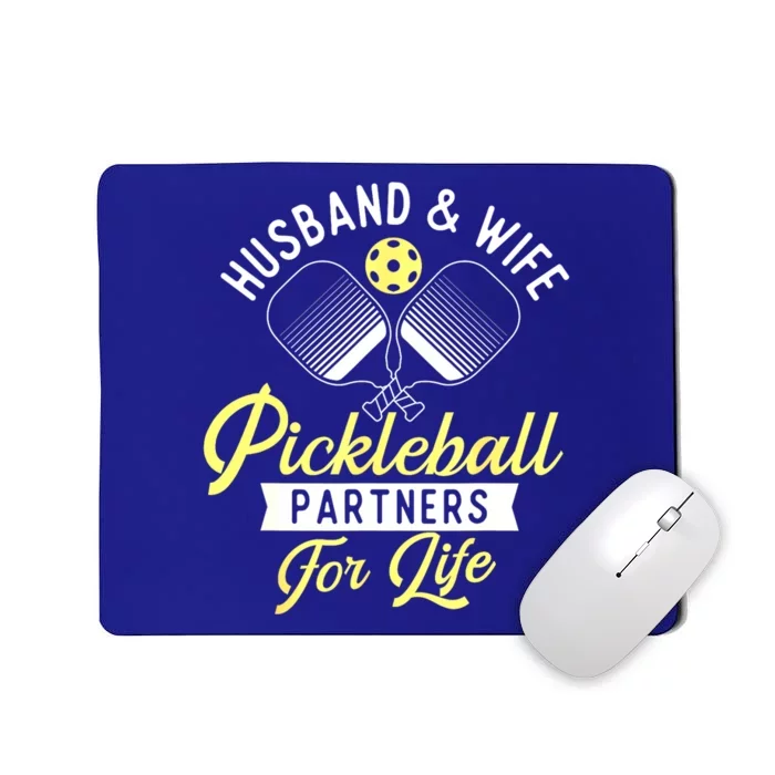 Player Pickleballers Husband & Wife Couple Pickleball Gift For Fan Mousepad