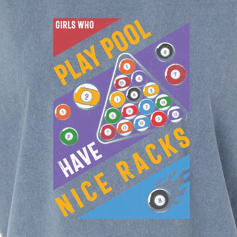 Play Pool Have Nice Racks Billiards Dad Gift For Father’s Day Garment-Dyed Women's Muscle Tee