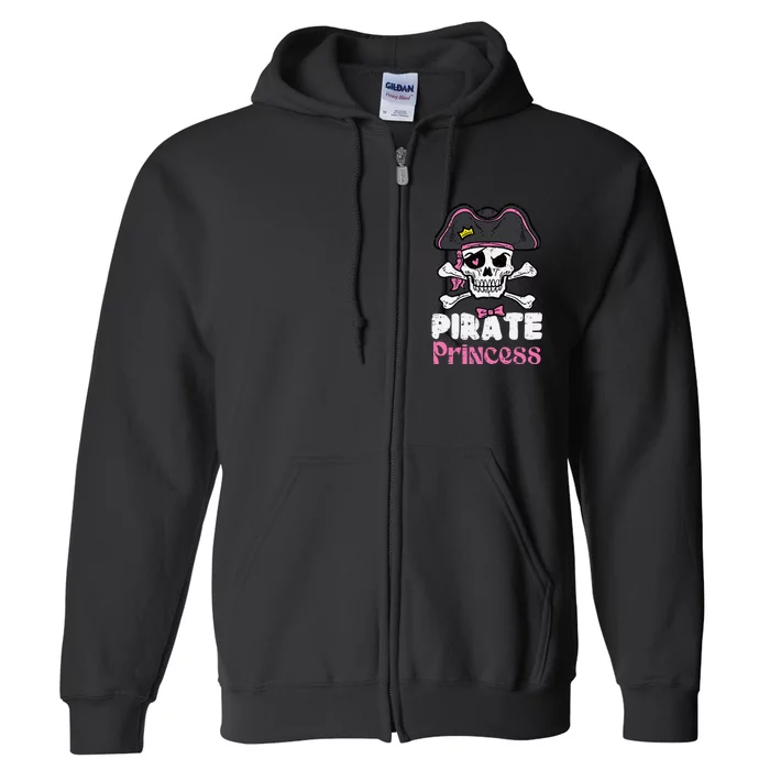 Pirate Princess Halloween Costume Full Zip Hoodie