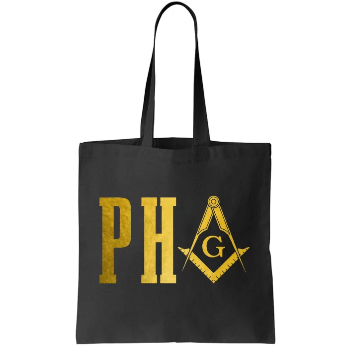 Pha Prince Hall Mason Freemason Masonic Square & Compass Tote Bag