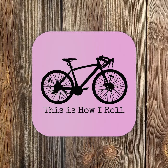 Pedal Power Hilarious Cycling Road Bike Design Coaster