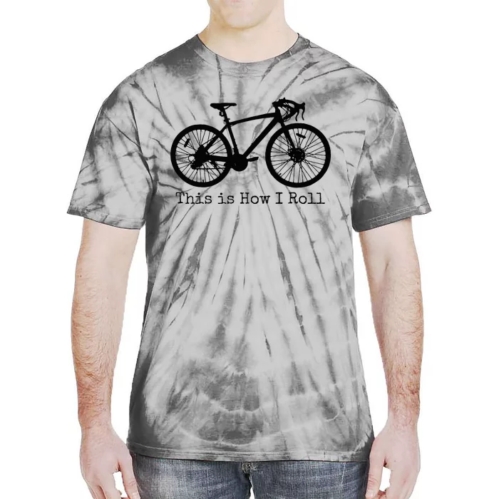 Pedal Power Hilarious Cycling Road Bike Design Tie-Dye T-Shirt