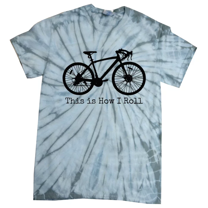 Pedal Power Hilarious Cycling Road Bike Design Tie-Dye T-Shirt