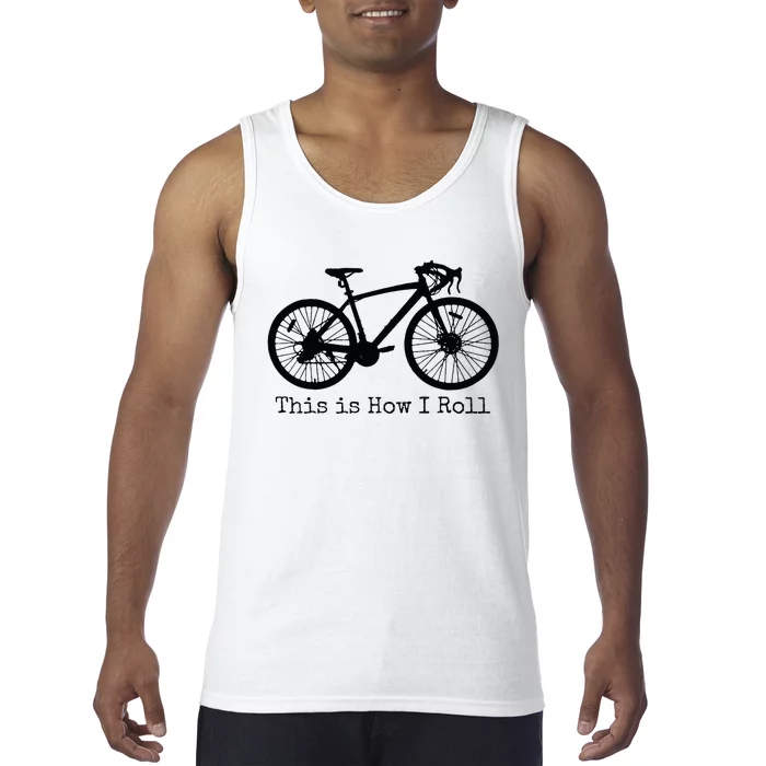 Pedal Power Hilarious Cycling Road Bike Design Tank Top