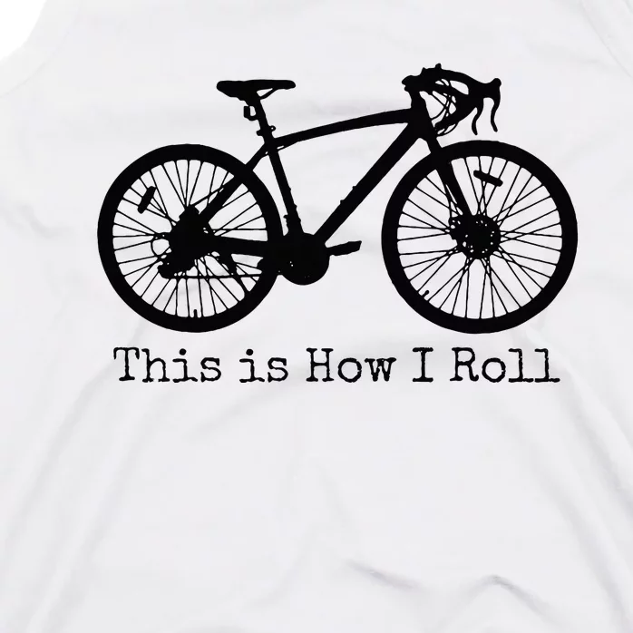 Pedal Power Hilarious Cycling Road Bike Design Tank Top