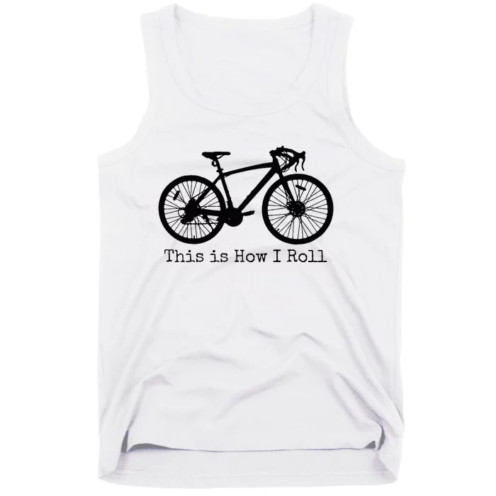 Pedal Power Hilarious Cycling Road Bike Design Tank Top