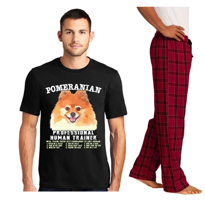 Pomeranian Professional Human Trainer Pajama Set