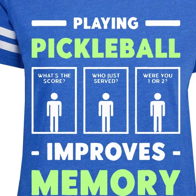 Playing Pickleball Improves Memory Dink Player Enza Ladies Jersey Football T-Shirt