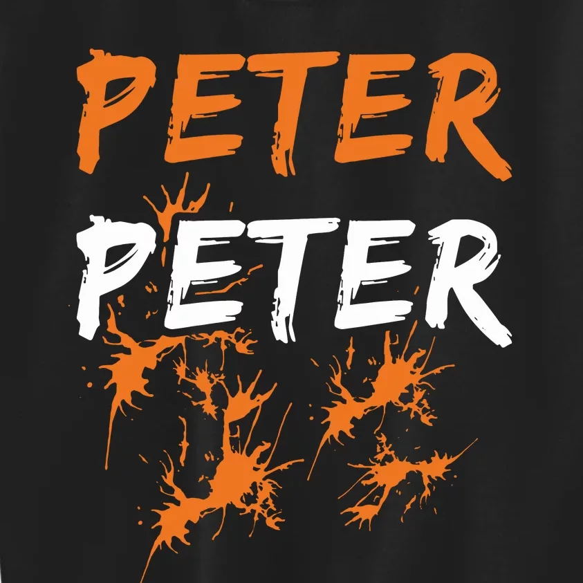 Peter Peter I'm With The Pumpkin Halloween Kids Sweatshirt