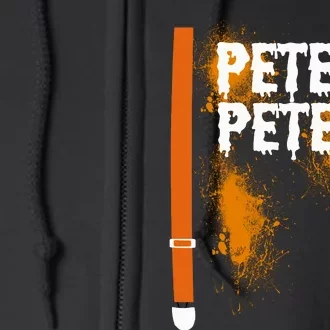 Peter Peter I'm With The Pumpkin Halloween Full Zip Hoodie